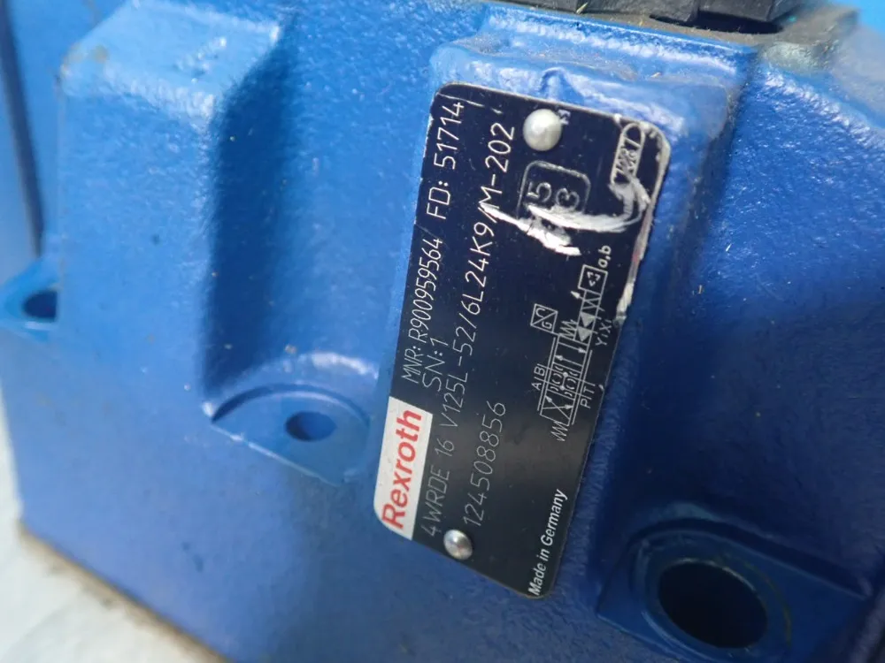 Rexroth Directional Valve - 4wrde16v125l-52/6l24k9/m-202