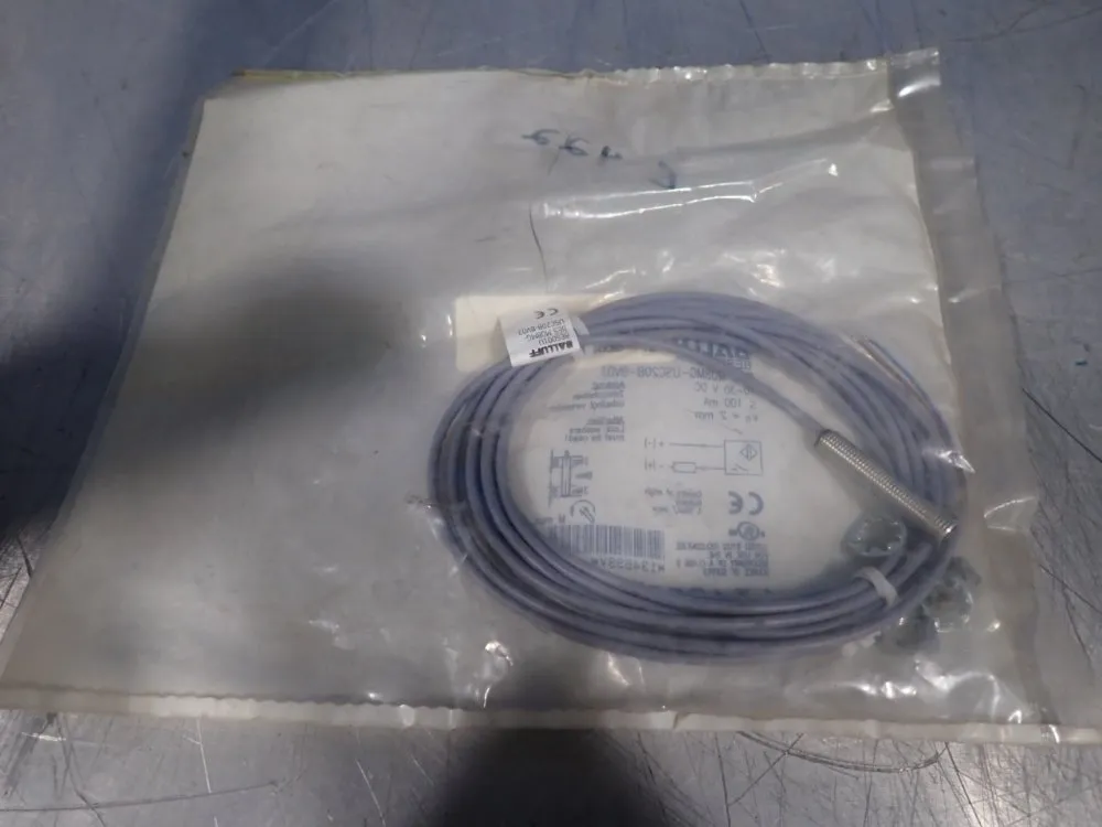 Balluff Lot Of 5 Inductive Proximity Sensor - Besm08mg-usc20b-bv03