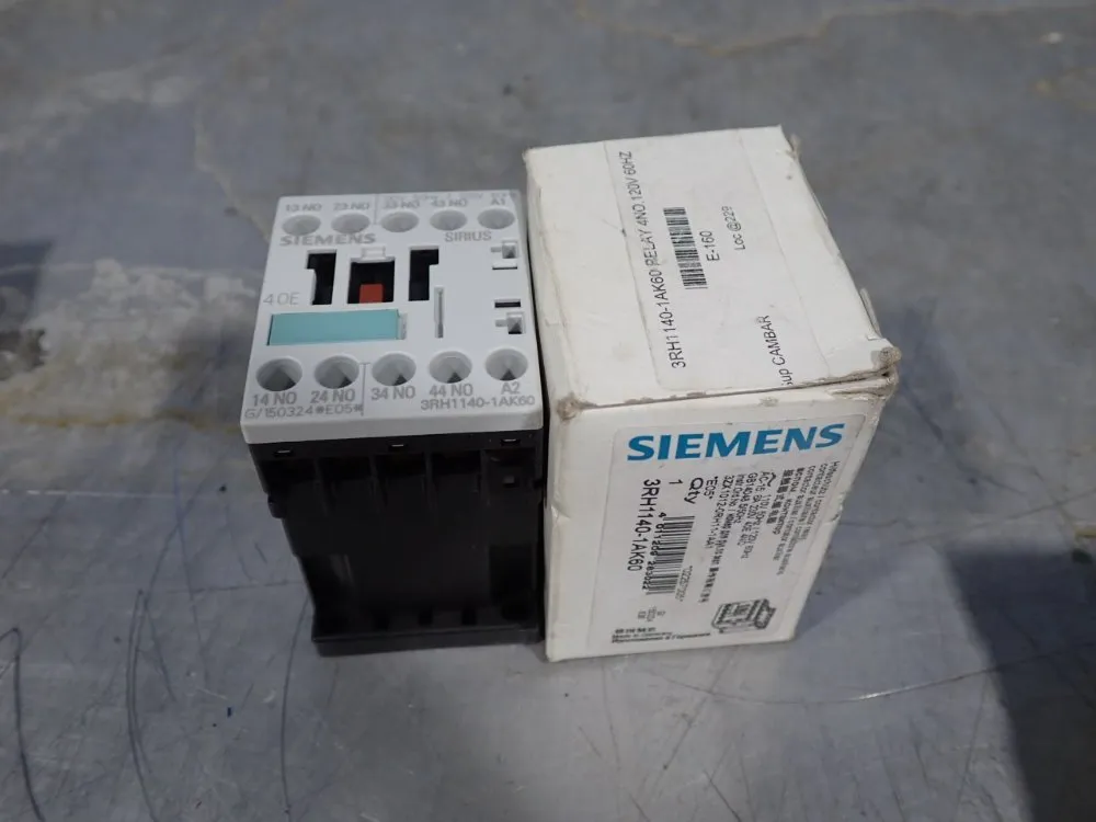 Siemens Contactor Relay - 3rh1140-1ak60