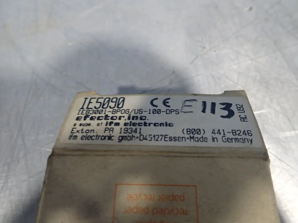 Ifm Lot Of 4 Inductive Sensor - Ie5090