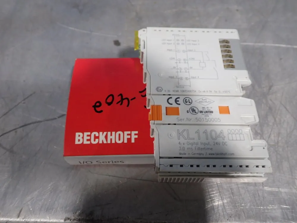 Beckhoff Lot Of 2 Bus Terminal - Kl1104