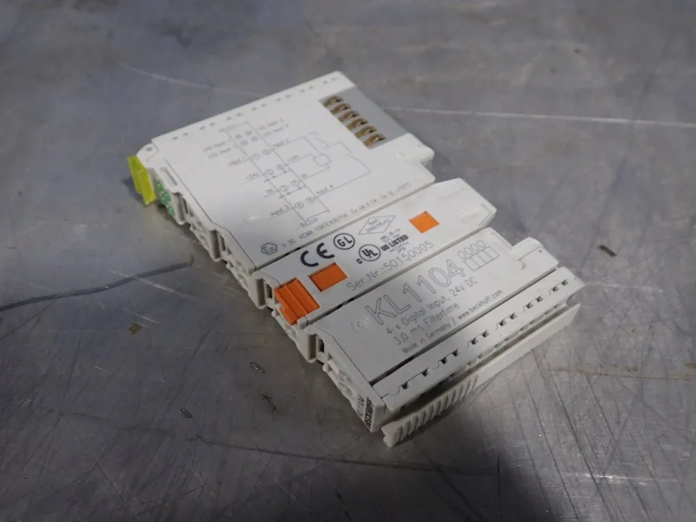 Beckhoff Lot Of 2 Bus Terminal - Kl1104