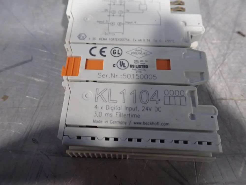 Beckhoff Lot Of 2 Bus Terminal - Kl1104