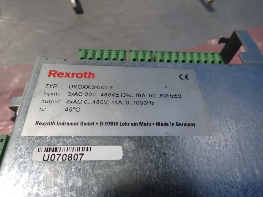 Rexroth Servo Drive - Dkcxx.3-040-7