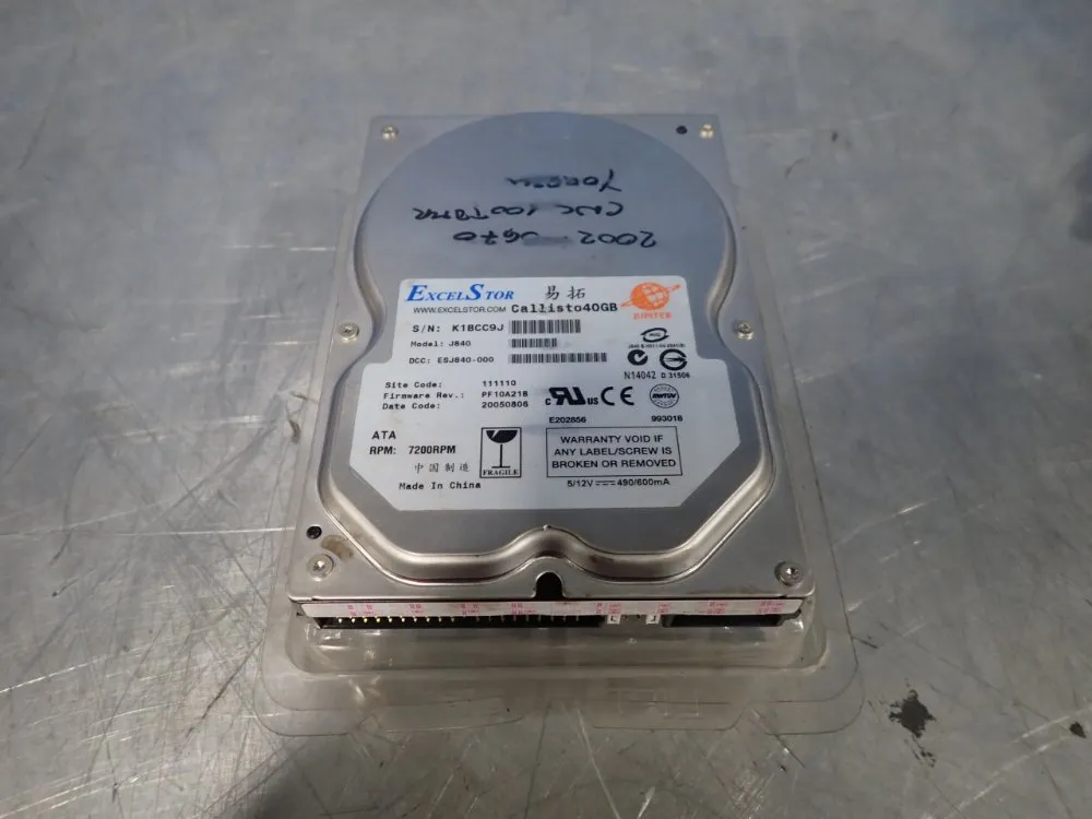 Excelstor Hardrive - J840