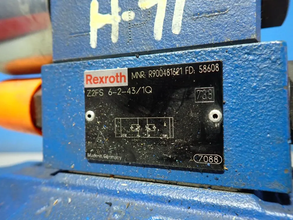 Rexroth Directional Valve Spool - 4weh16hd72/6eg24n9ets2k4/10