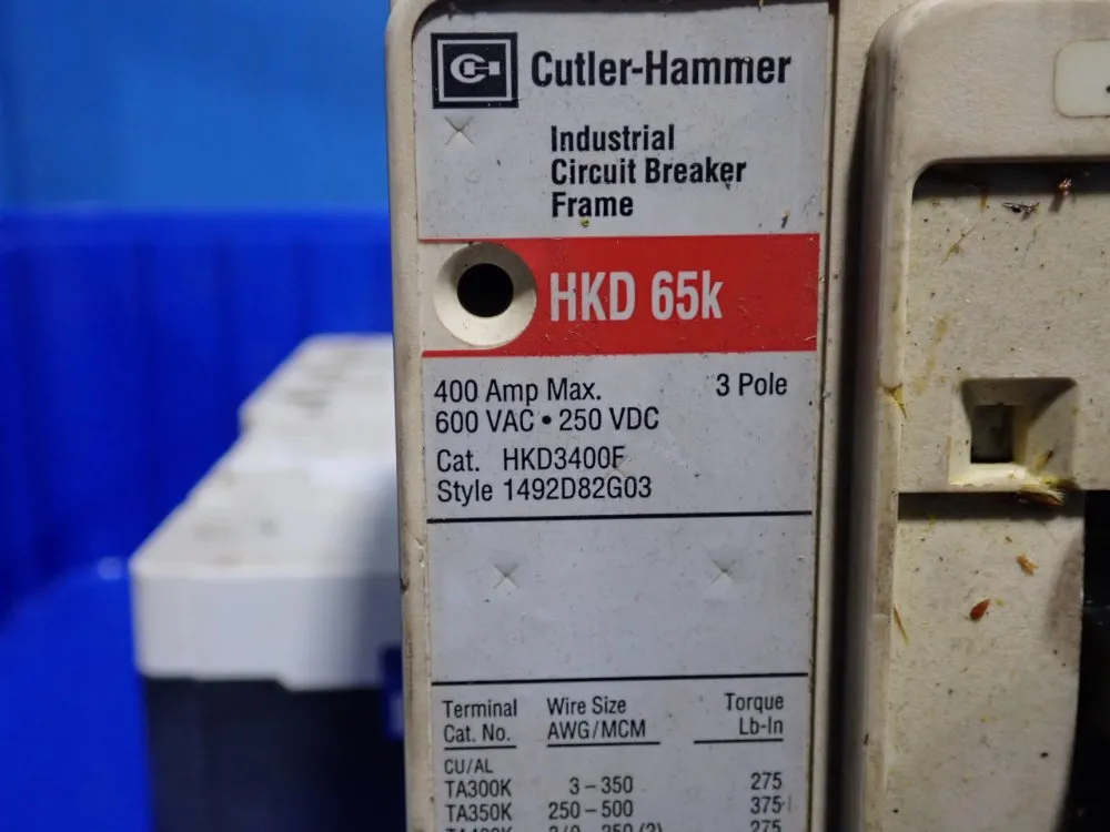 Cutler- Hammer Circuit Breaker - Hkd3400f