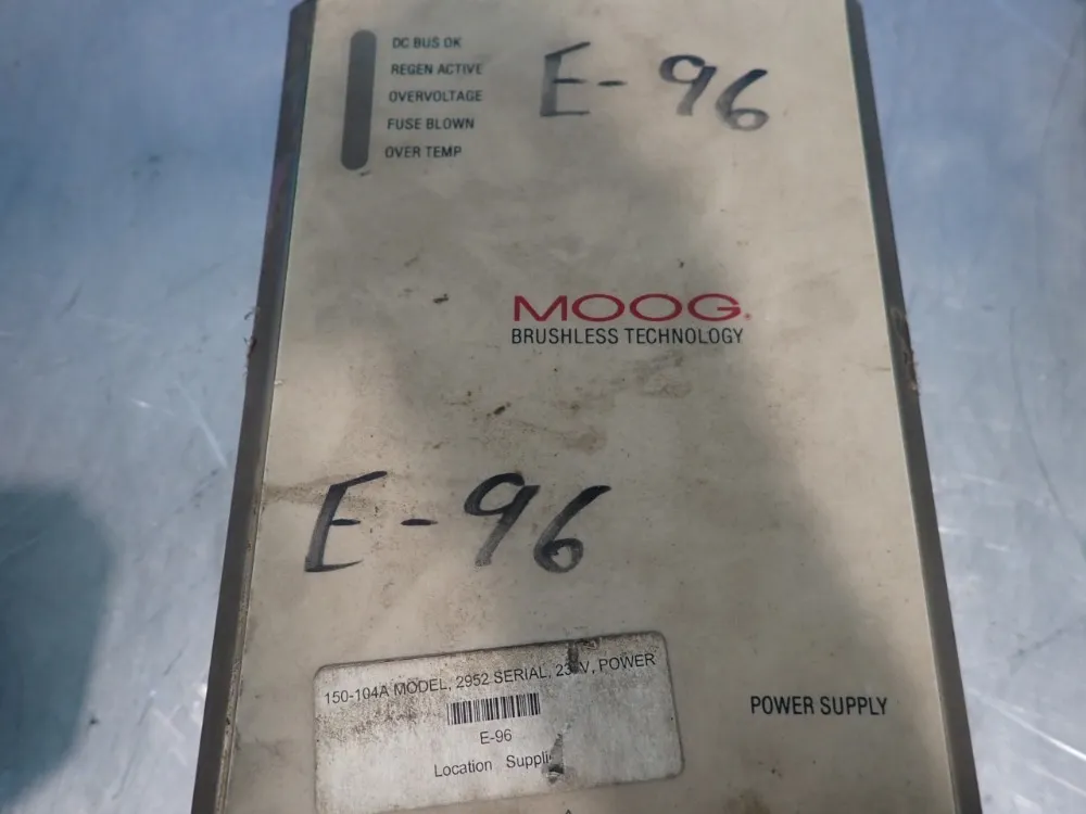 Moog Servo Power Supply - 150-104a
