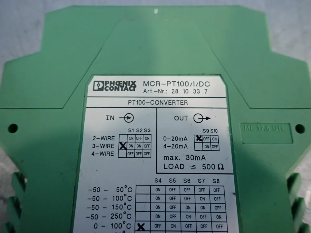 Phoenix Contact Transducer - Mcr-pt100-i-dc