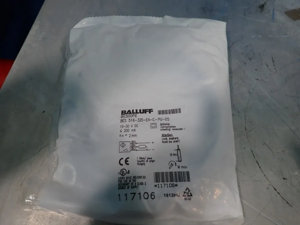 Balluff Proximity Sensor - Bes516-325-e4-c-pu-05