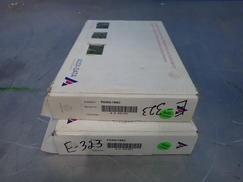 Addi-data Lot Of 2 Digital I/o Card - Pa302-16sc