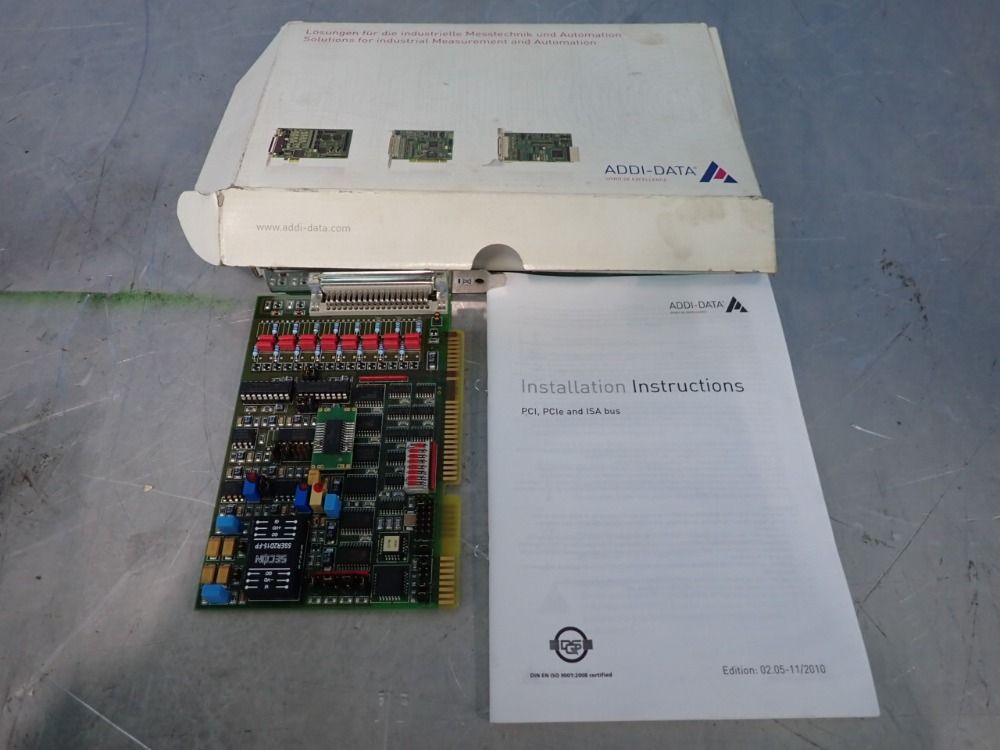 Addi-data Lot Of 2 Digital I/o Card - Pa302-16sc