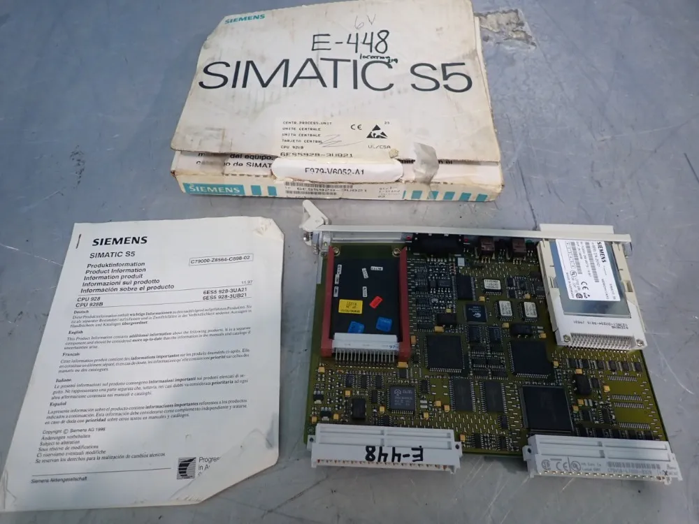 Siemens Central Processing Unit - 6es5928-3ub21