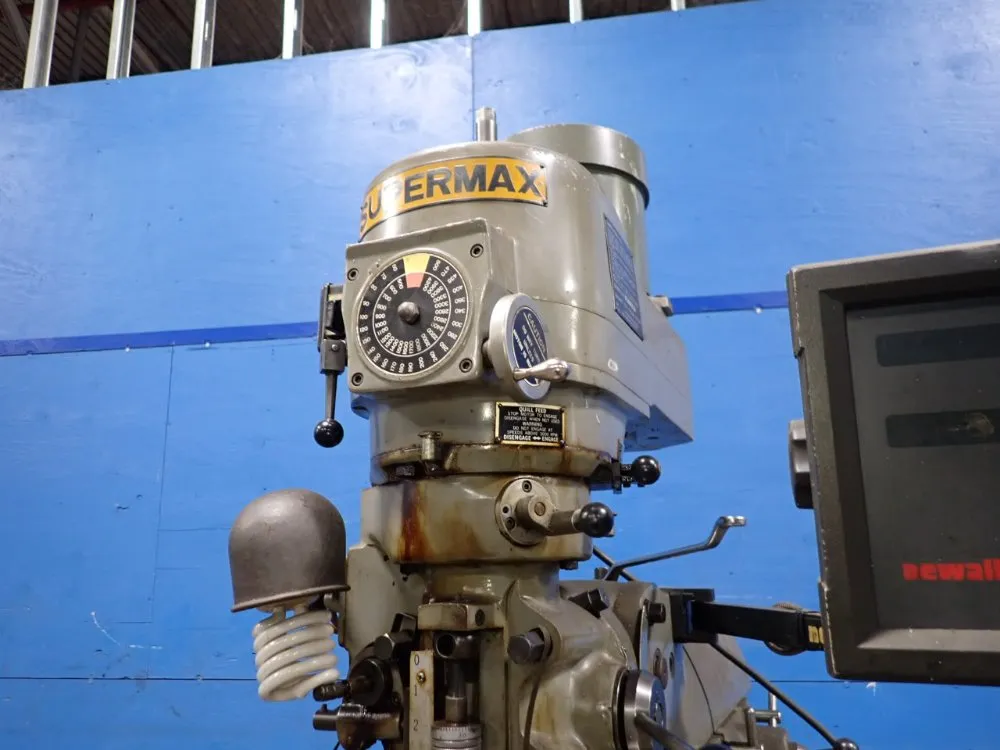 Yci Supermax 9" X 49" Vertical Mill - Ycm-1 1/2va