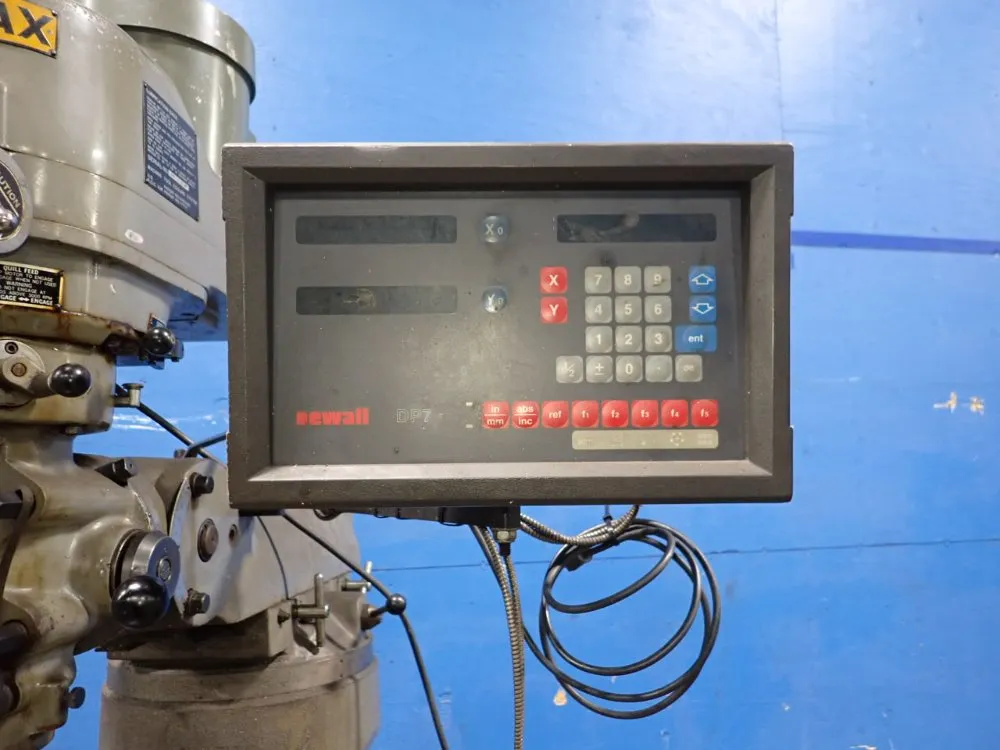 Yci Supermax 9" X 49" Vertical Mill - Ycm-1 1/2va