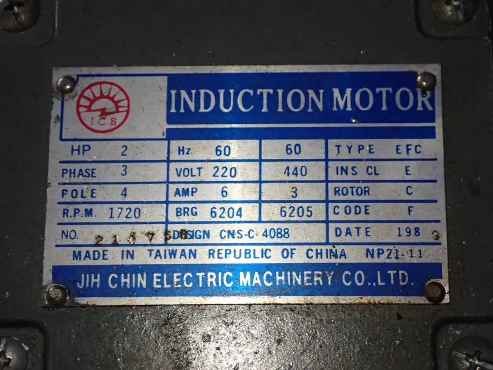 Yci Supermax 9" X 49" Vertical Mill - Ycm-1 1/2va