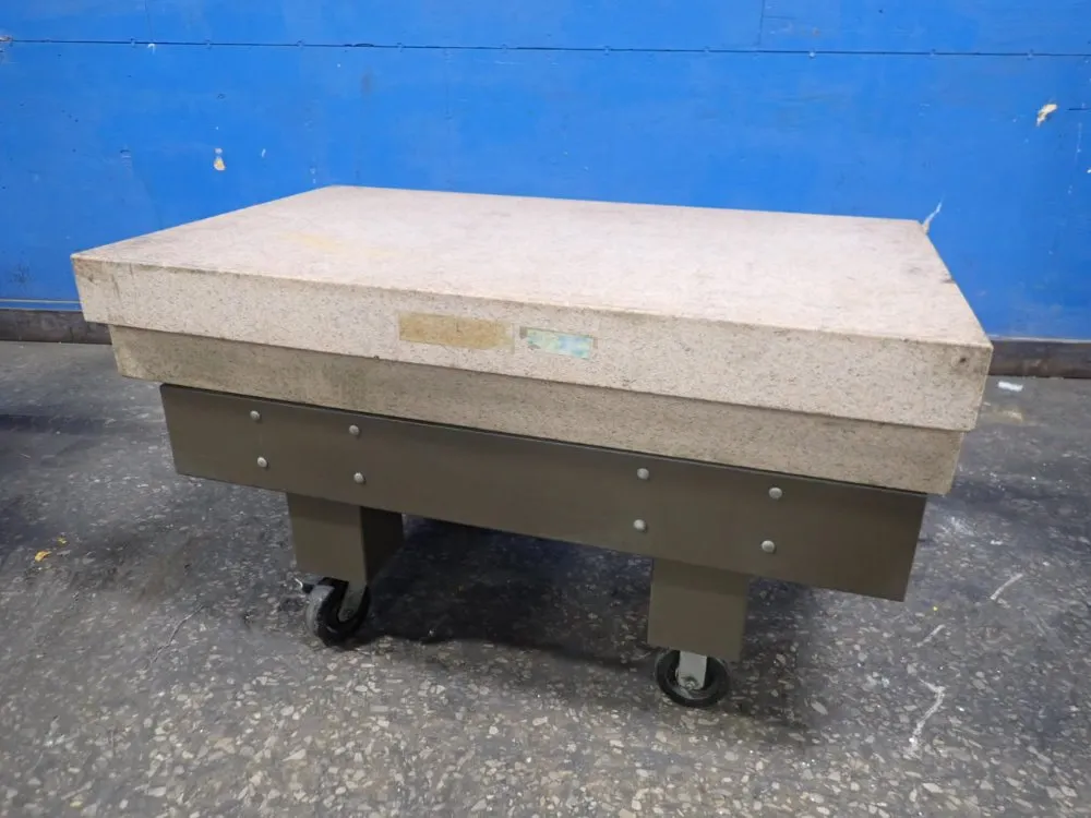 Starrett 60" X 36" X 10" Granite Surface Plate