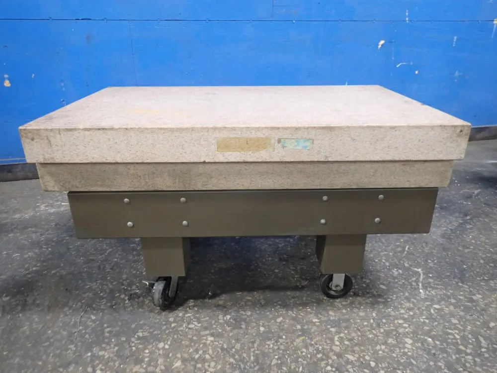 Starrett 60" X 36" X 10" Granite Surface Plate