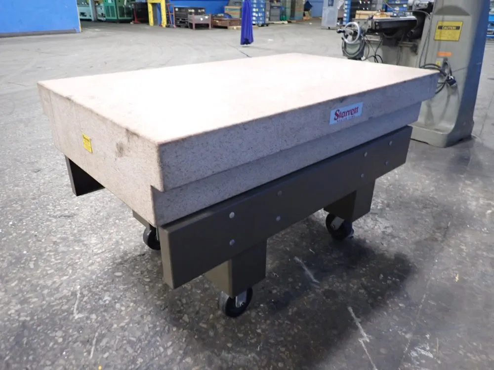 Starrett 60" X 36" X 10" Granite Surface Plate