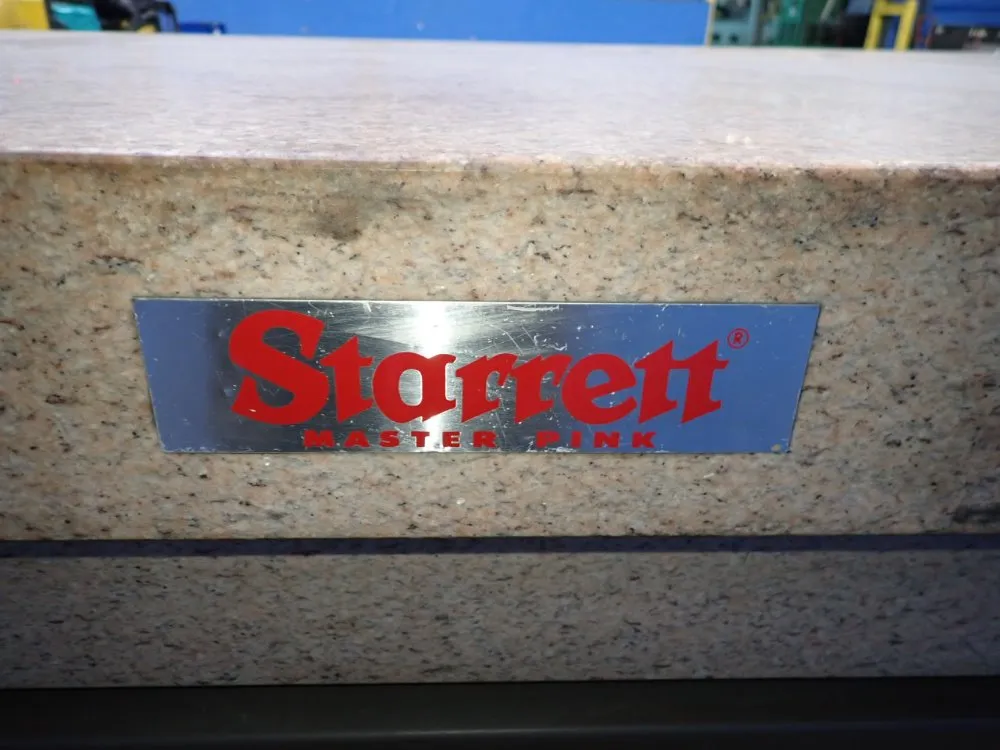 Starrett 60" X 36" X 10" Granite Surface Plate