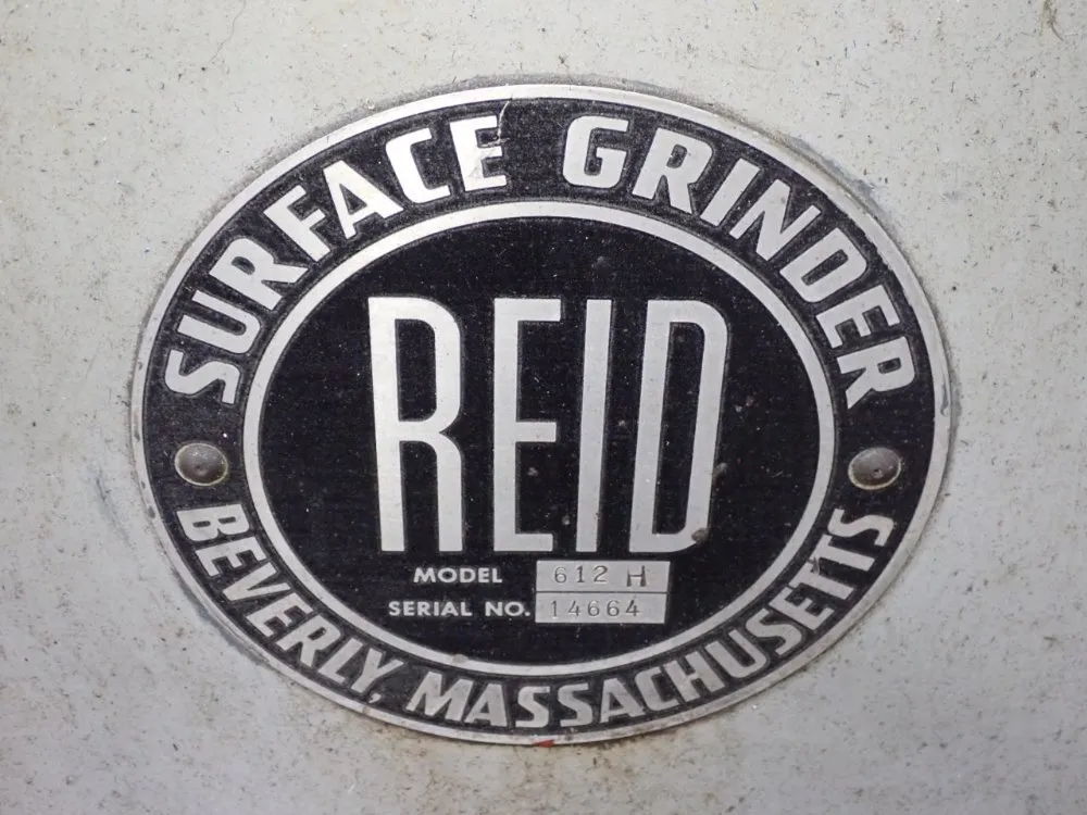 Reid 6" X 10" Surface Grinder - 612h