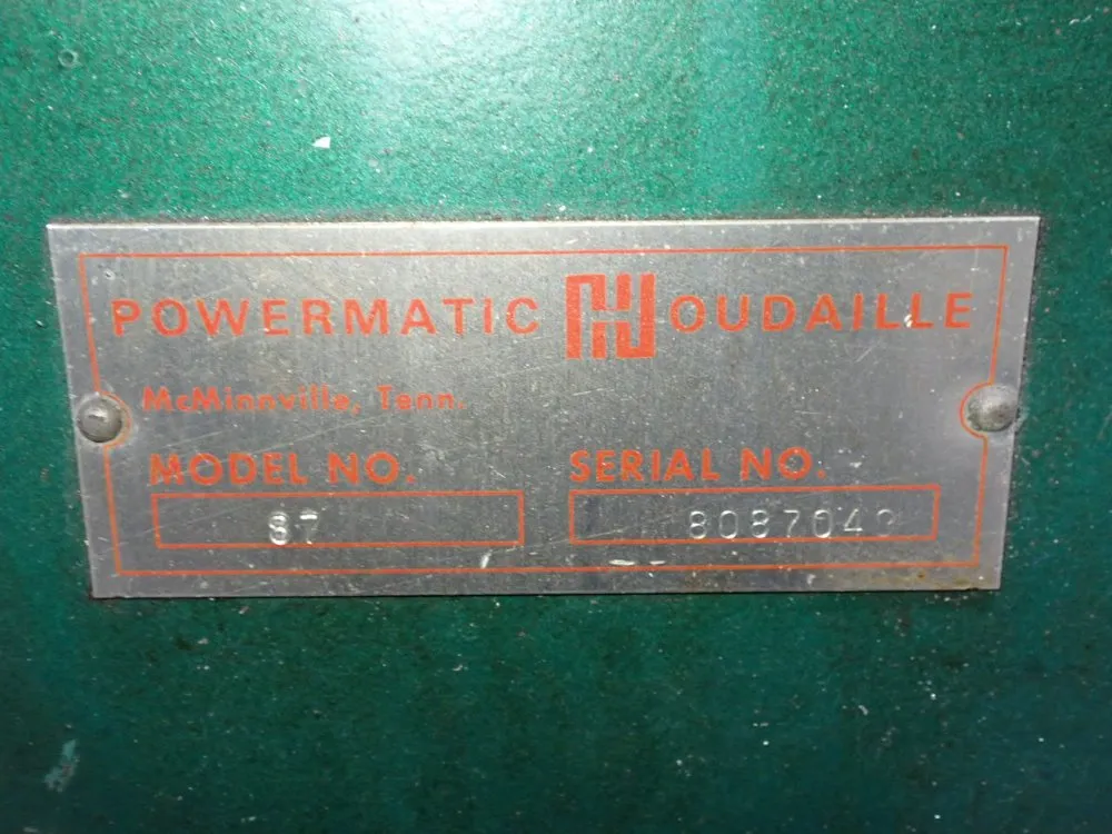 Powermatic 20" Vertical Band Saw - 87