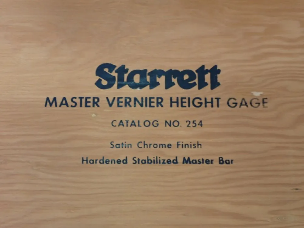 Starrett Height Gage - 254