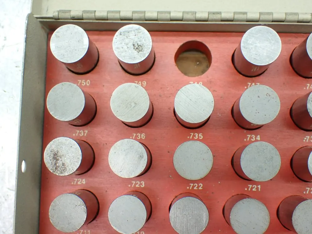 Vermont Gage Plug Gage Set (incomplete) - .626-.750