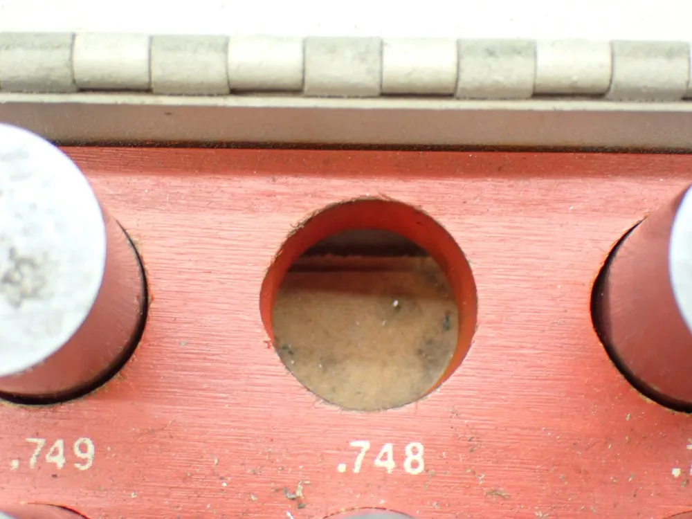 Vermont Gage Plug Gage Set (incomplete) - .626-.750