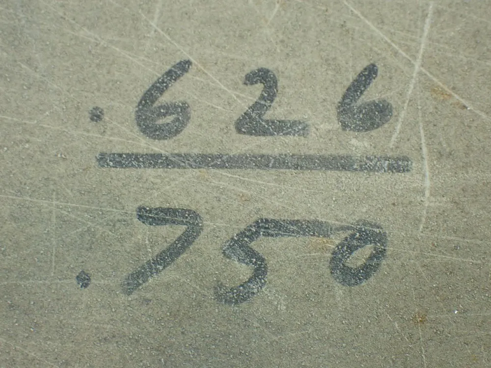 Vermont Gage Plug Gage Set (incomplete) - .626-.750