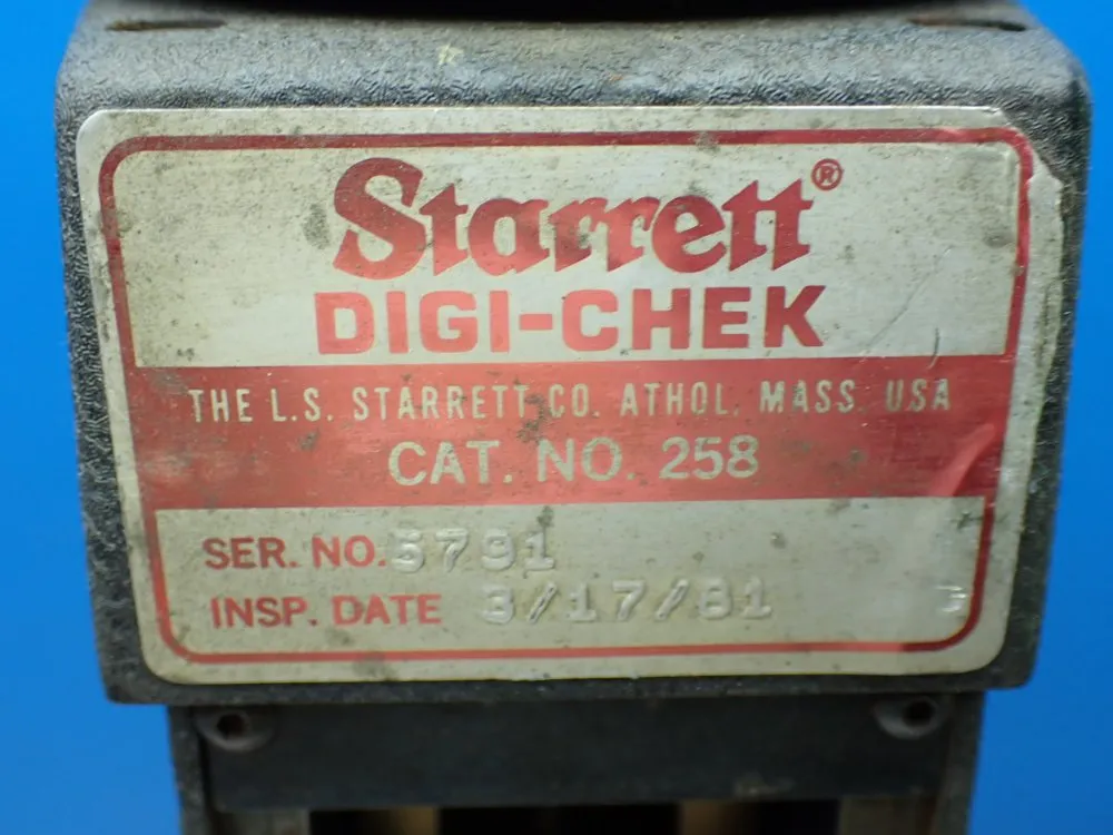 Starrett 12" Digi-chek Height Gage. - 258