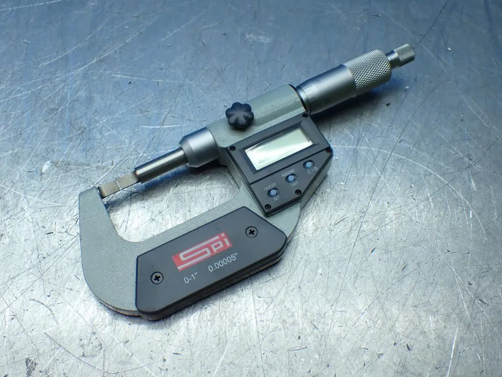 Spi 0-1" 0.00005" Digital Blade Micrometer. - 13-816-4