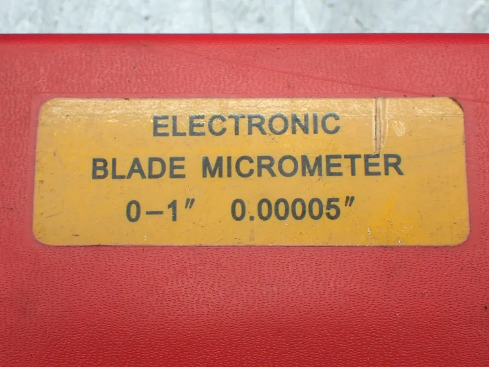 Spi 0-1" 0.00005" Digital Blade Micrometer. - 13-816-4