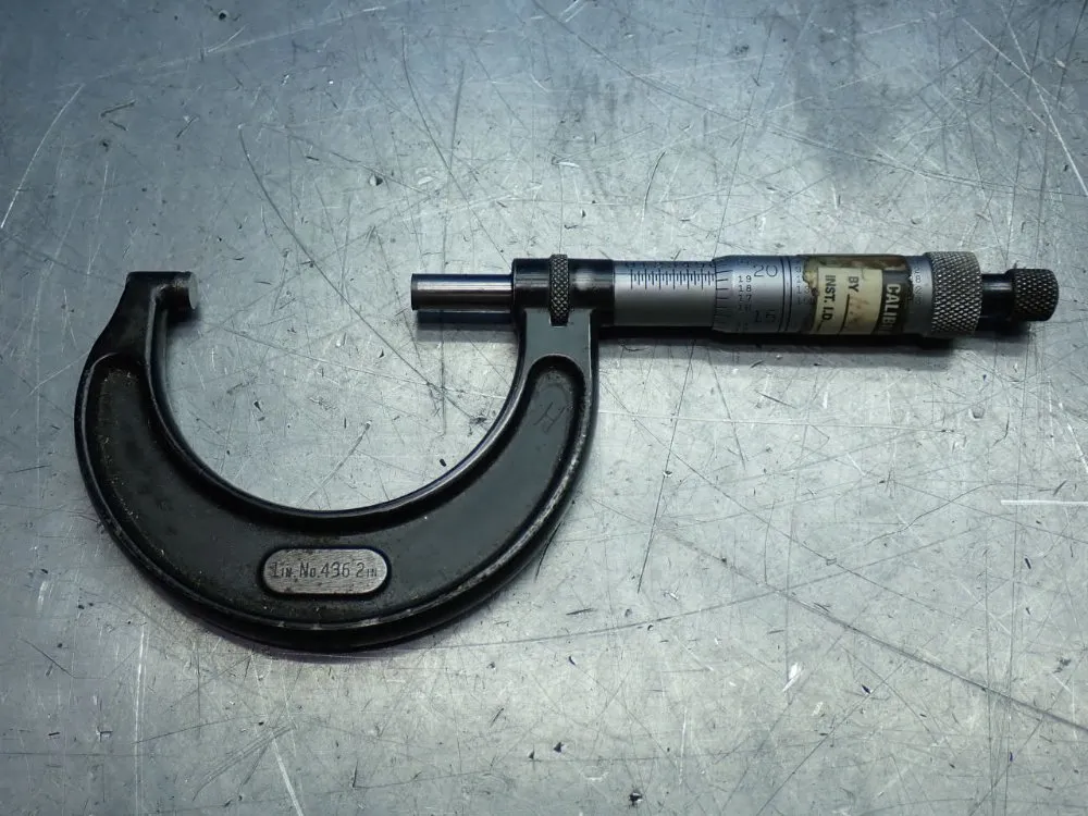 Starrett 1" - 11" 9pcs Outside Micrometer Set. - 436