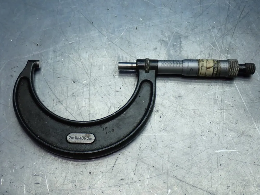 Starrett 1" - 11" 9pcs Outside Micrometer Set. - 436