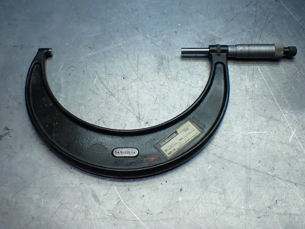 Starrett 1" - 11" 9pcs Outside Micrometer Set. - 436