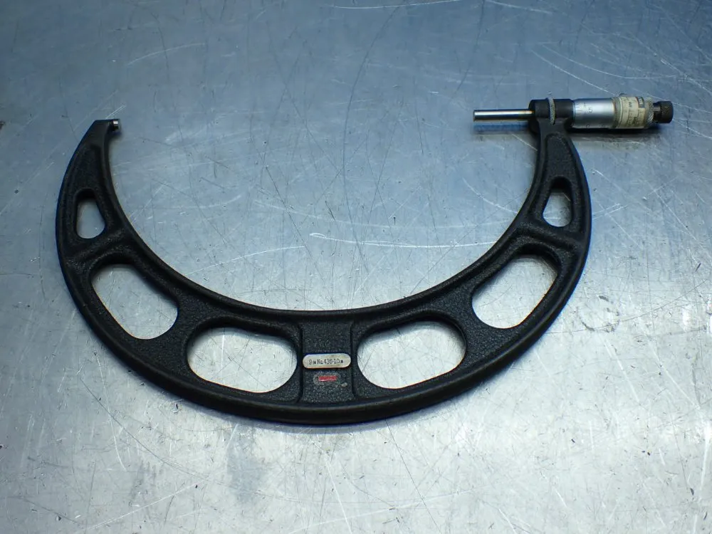 Starrett 1" - 11" 9pcs Outside Micrometer Set. - 436