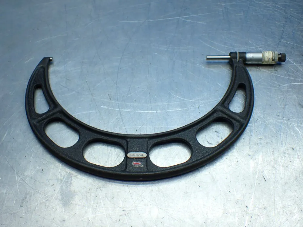 Starrett 1" - 11" 9pcs Outside Micrometer Set. - 436