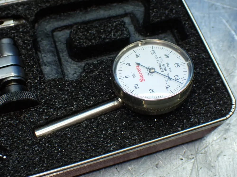 Starrett Back Plunger Dial Indicator - 196