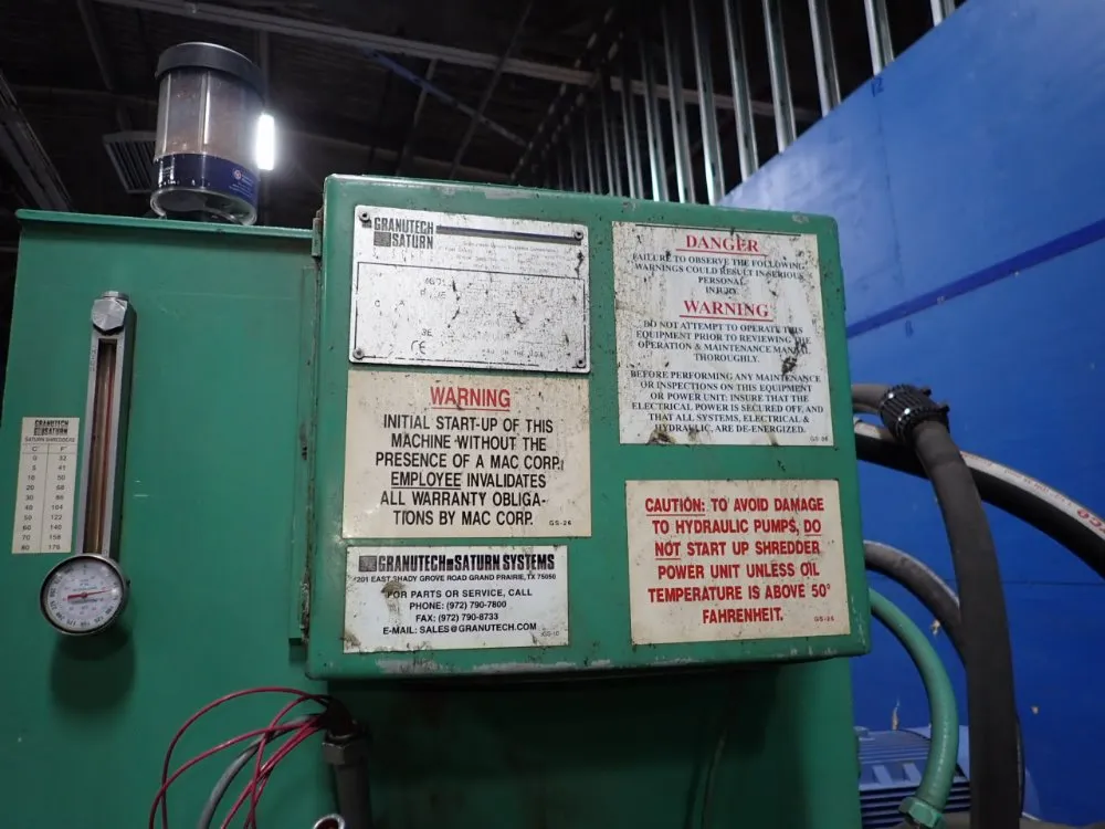 Granutech Saturn 63" Roto-grind Shredder - M160h