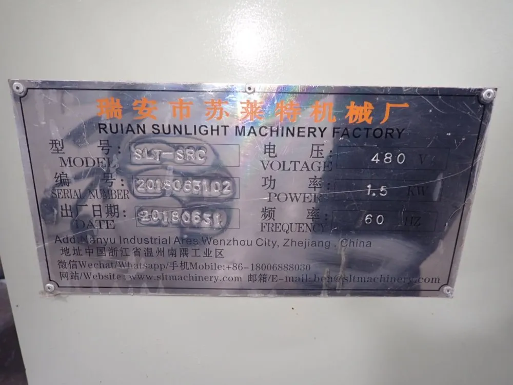 Ruian Sunlight Machinery Factory 22" Slitter - Slt-src