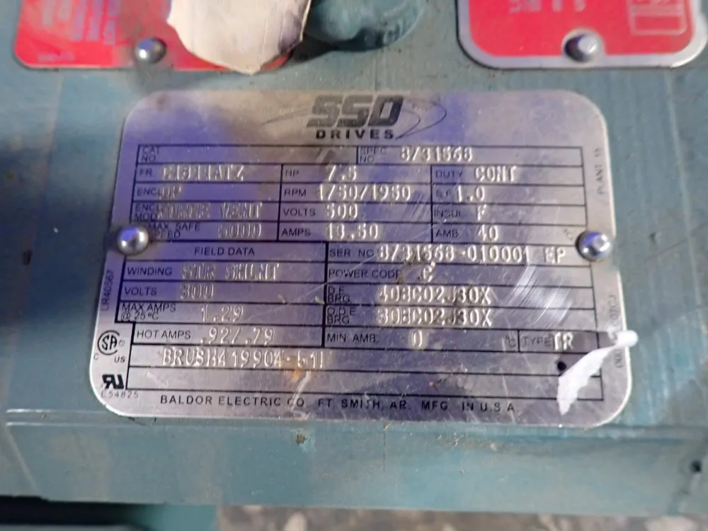 Ssd Drives 7.5 Hp Dc Motor