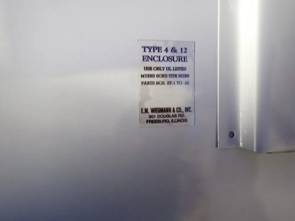 Wegman Electrical Enclosure