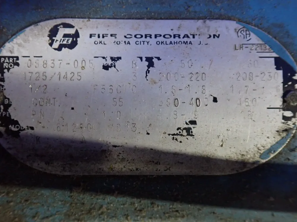 Fife Corp. Pneumohydraulic Power Unit - P50-igma22ya