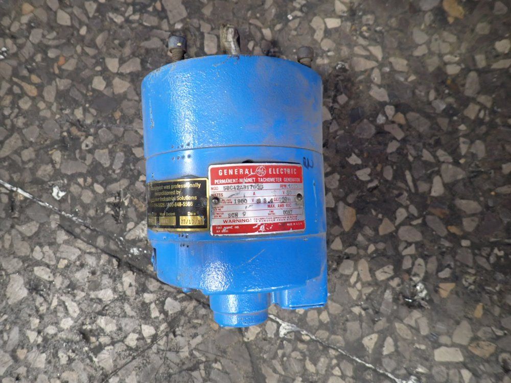 General Electric Tachometer Generator - Sbc42ab780c