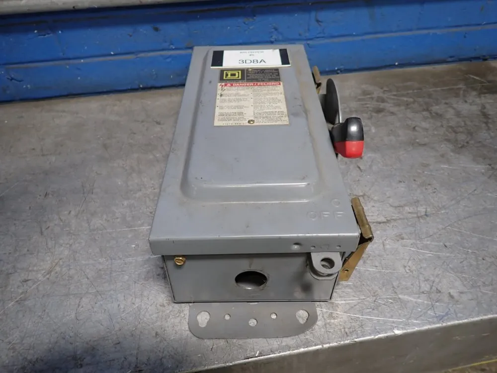 Square D 30 Amps Non Fusible Disconnect - Hu361awk