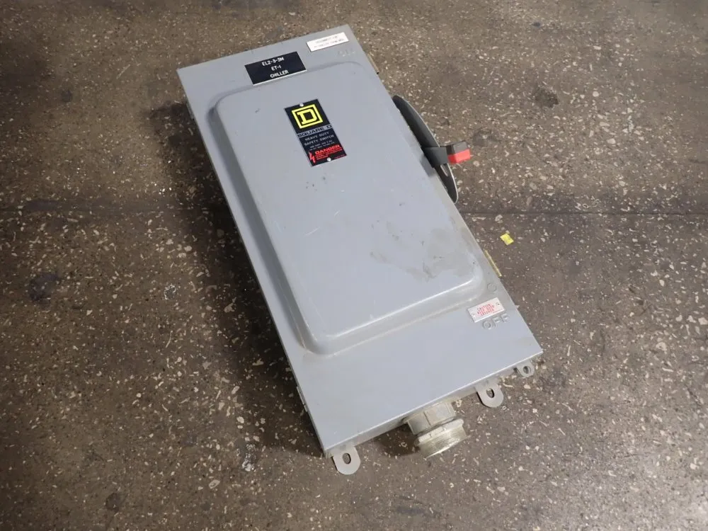 Square D 200 Amps Non Fusible Disconnect - Hu364awk