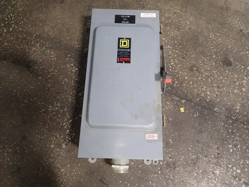 Square D 200 Amps Non Fusible Disconnect - Hu364awk