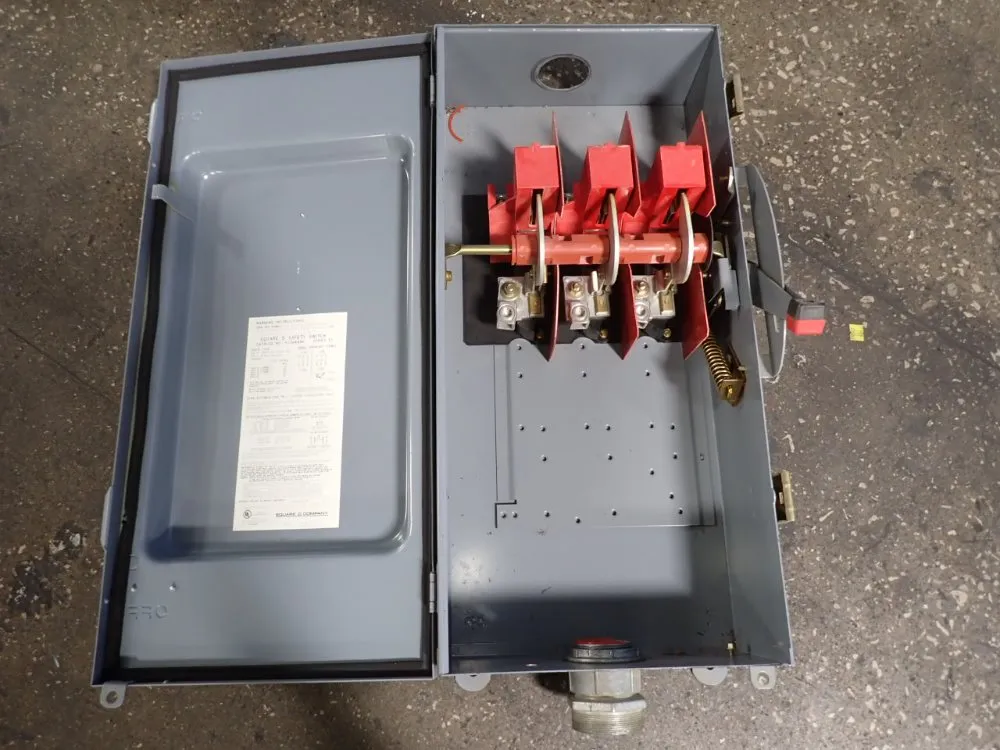 Square D 200 Amps Non Fusible Disconnect - Hu364awk