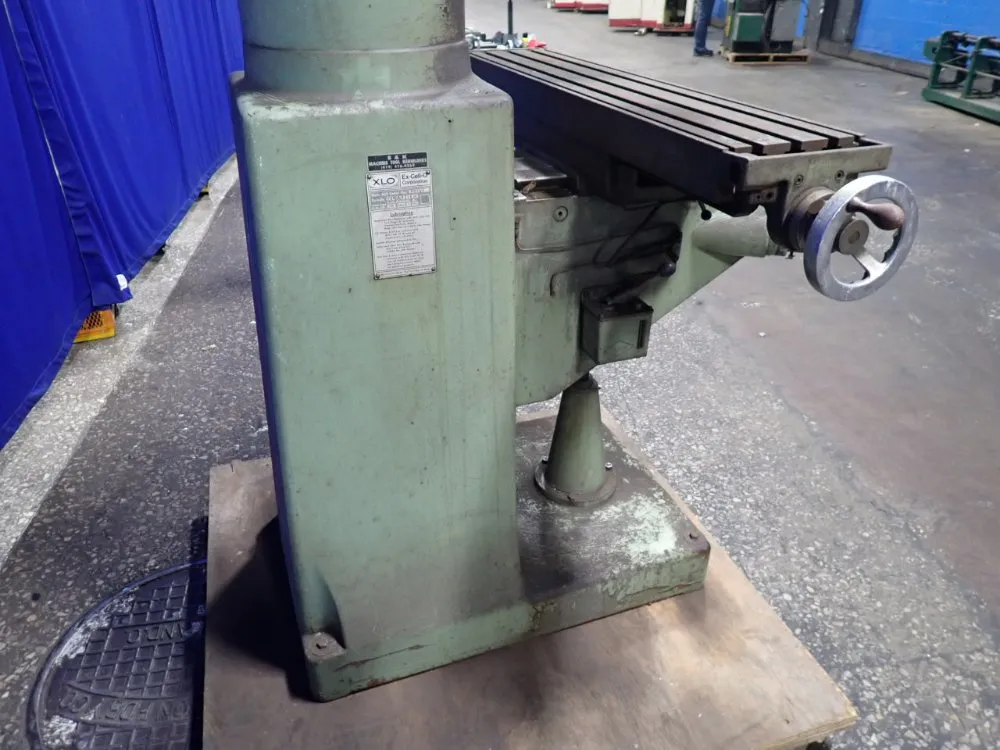 S & K Machine Tool Rebuilder 42" X 9" Vertical Mill - Ex-cell-o